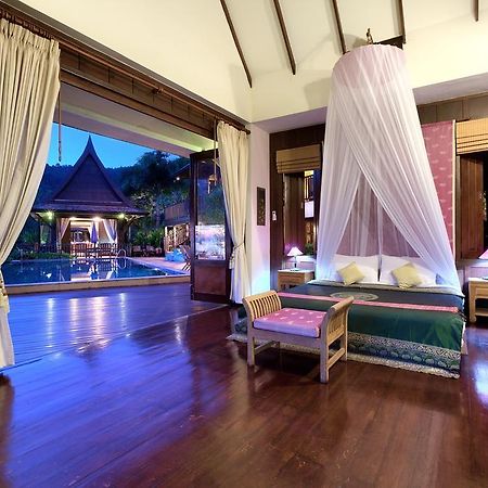 Villa Thai Teak - Panoramic Sea & Sunset Views Koh Samui Rum bild