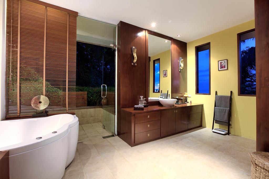 Villa Thai Teak - Panoramic Sea & Sunset Views Koh Samui Rum bild