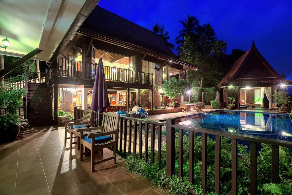 Villa Thai Teak - Panoramic Sea & Sunset Views Koh Samui Rum bild
