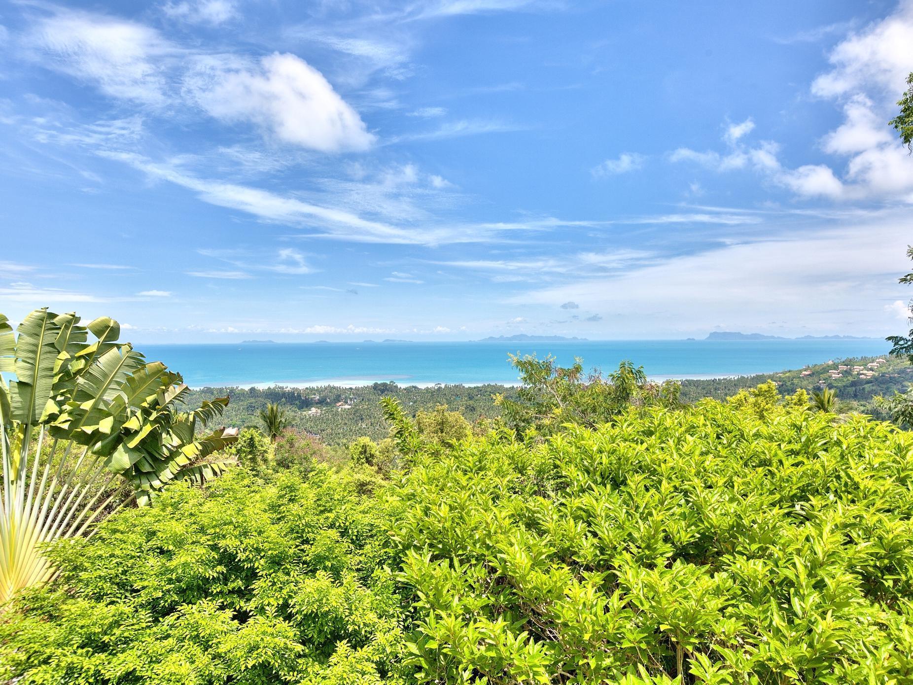 Villa Thai Teak - Panoramic Sea & Sunset Views Koh Samui Exteriör bild
